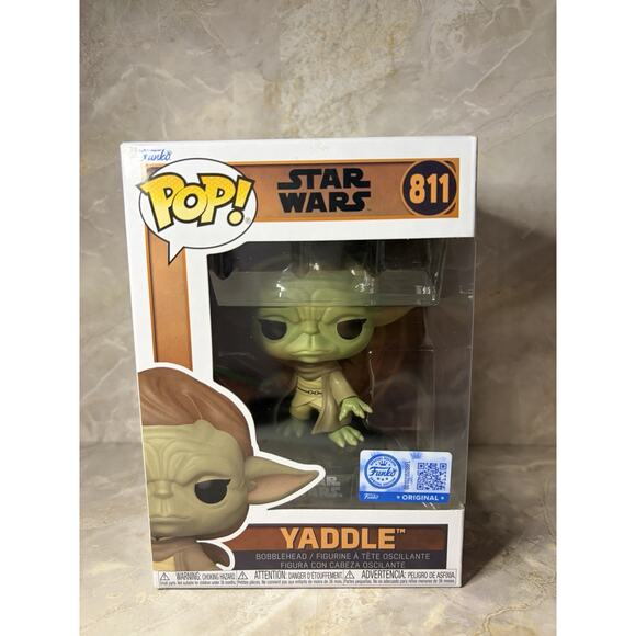 Funko Other - Funko Pop! Star Wars Yaddle #811 Special Edition Exclusive w/ Pop Protector